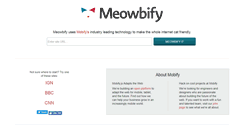 Desktop Screenshot of meowbify.com